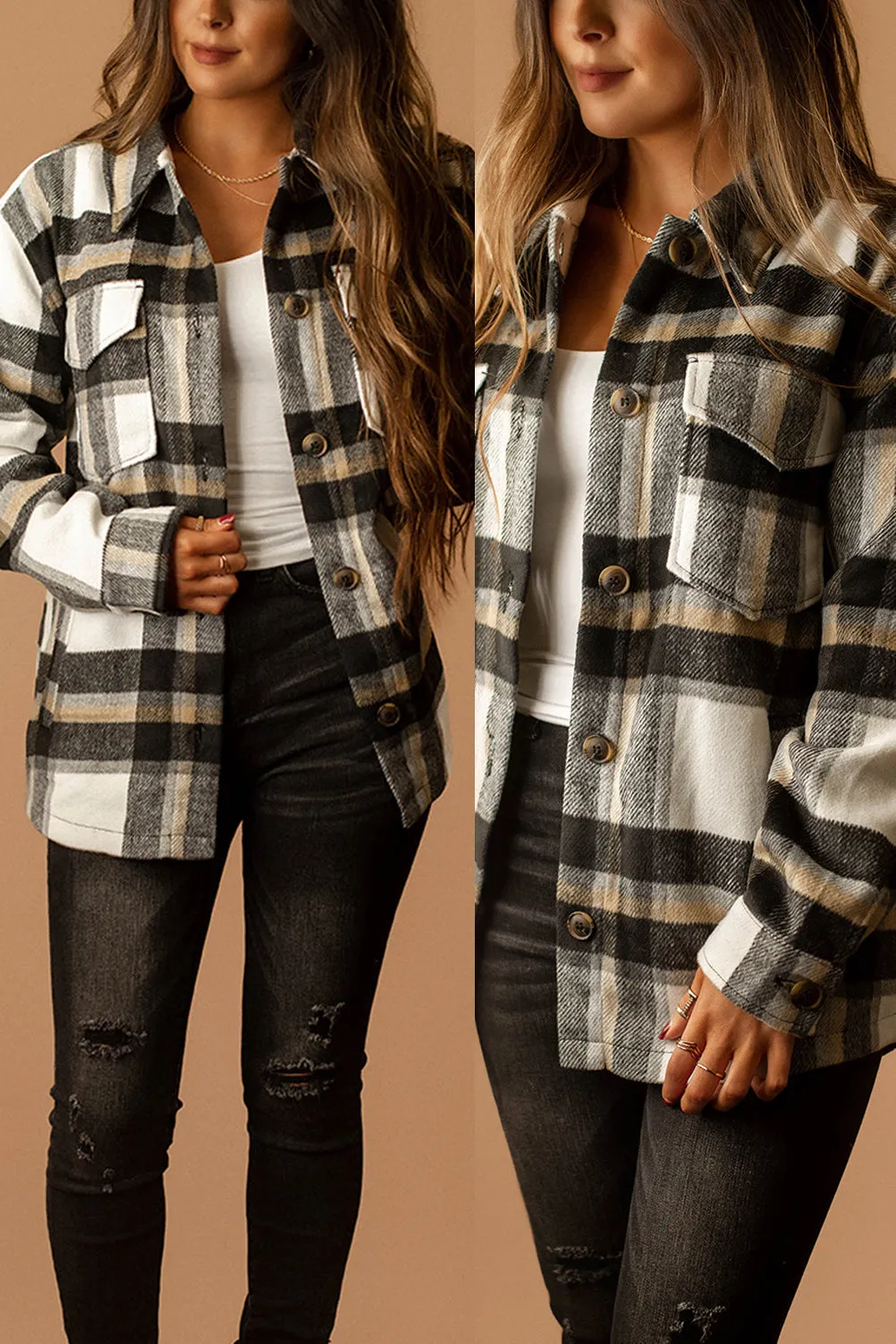 Say It All Plaid Shacket (Green) | FINAL SALE