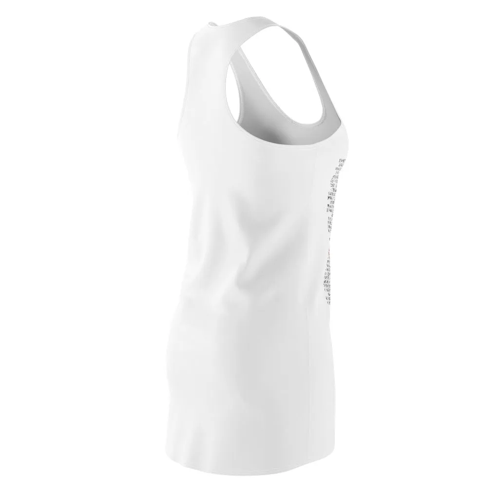 SAY THEIR NAMES IN LOVE© - Women's Cut & Sew Racerback Dress
