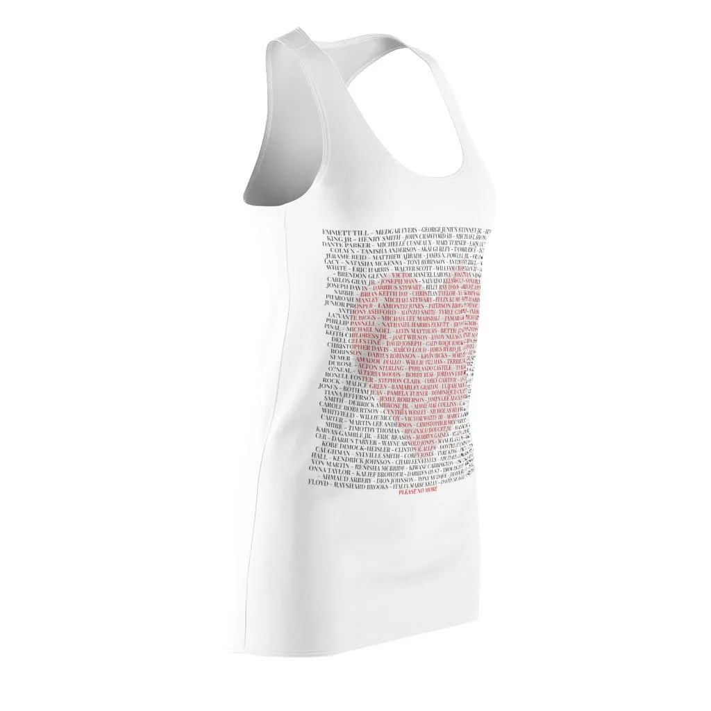 SAY THEIR NAMES IN LOVE© - Women's Cut & Sew Racerback Dress