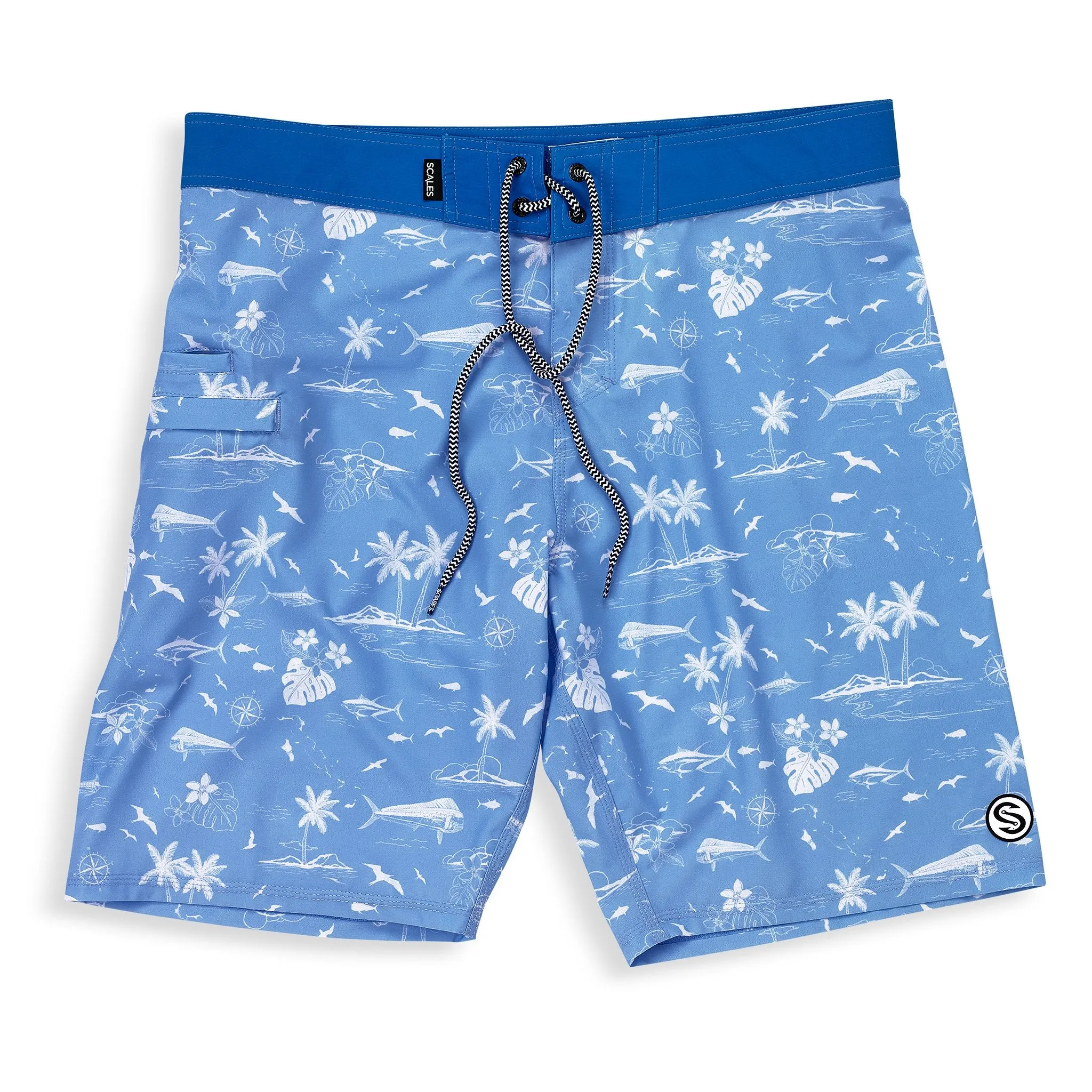 Scales Gear Never A Tourist Boardshorts