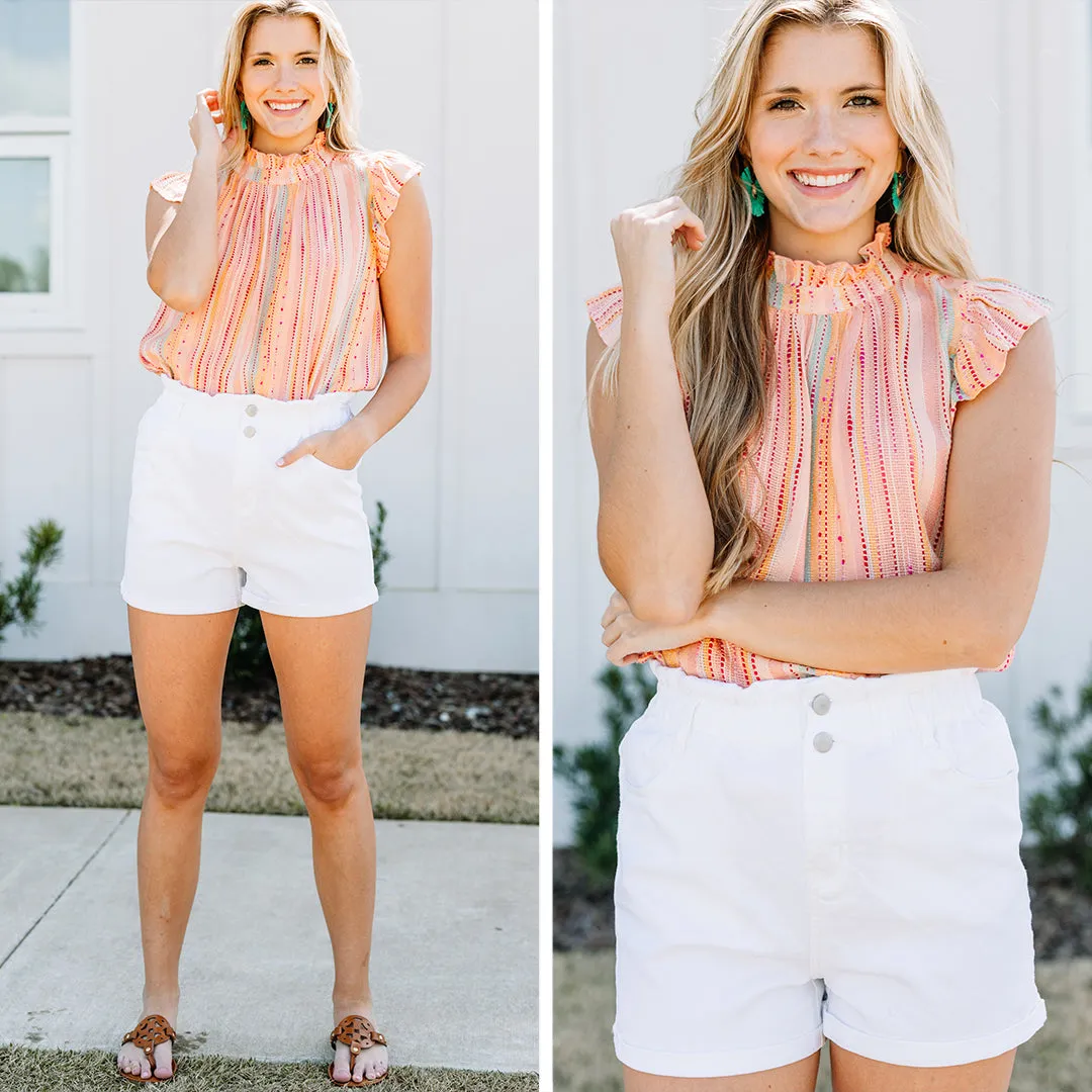See The Truth Pink Printed Top