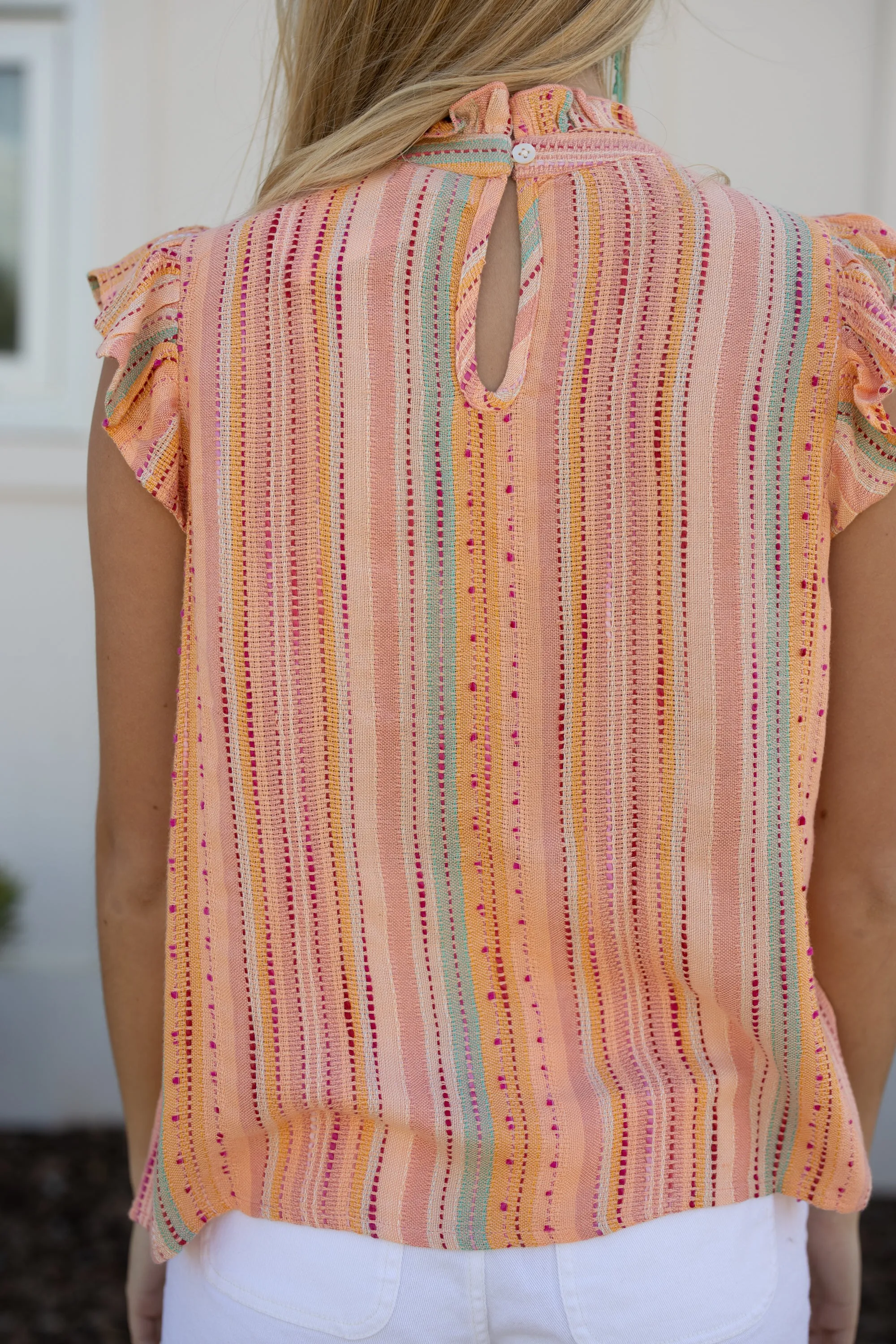 See The Truth Pink Printed Top
