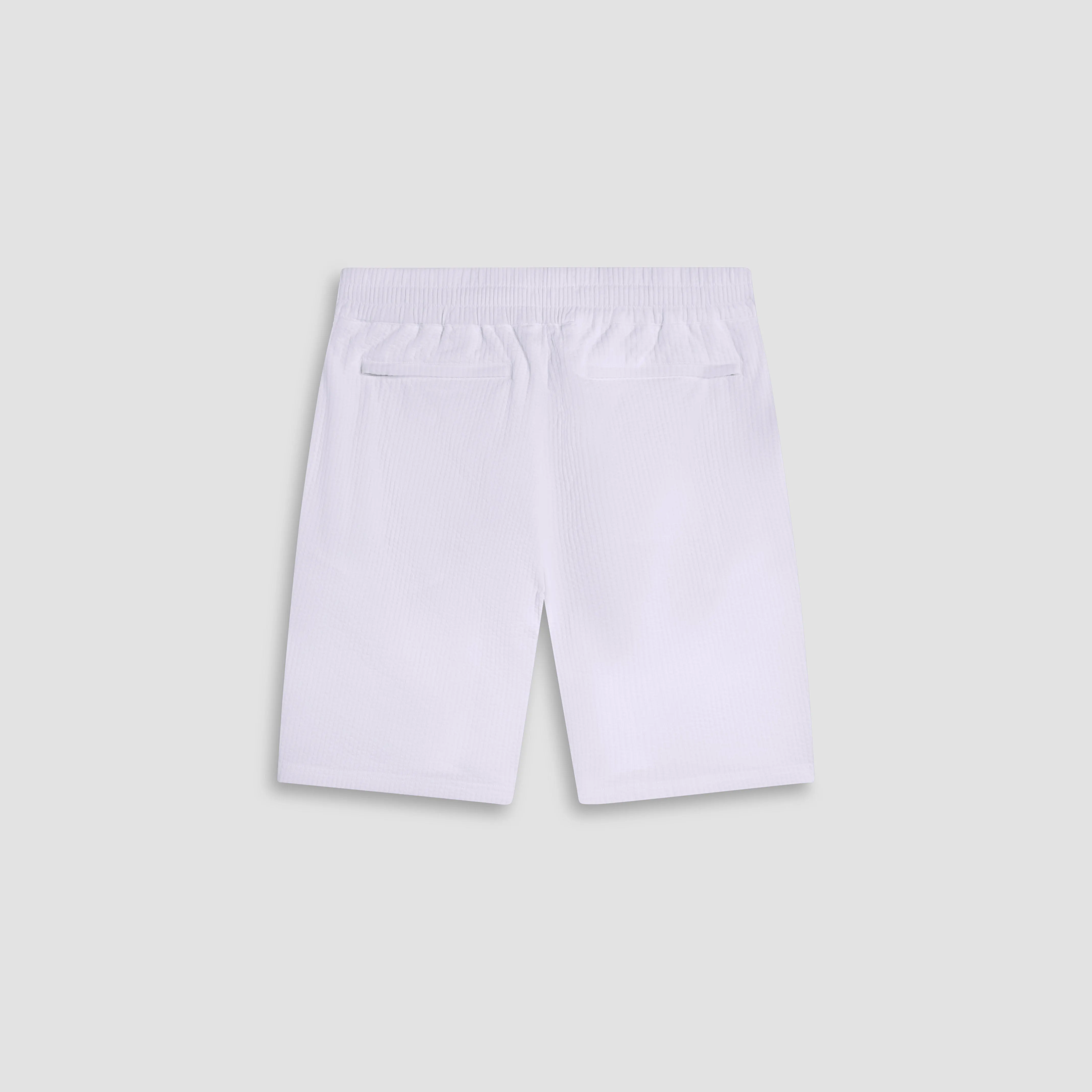 Seersucker Crinkled Shorts