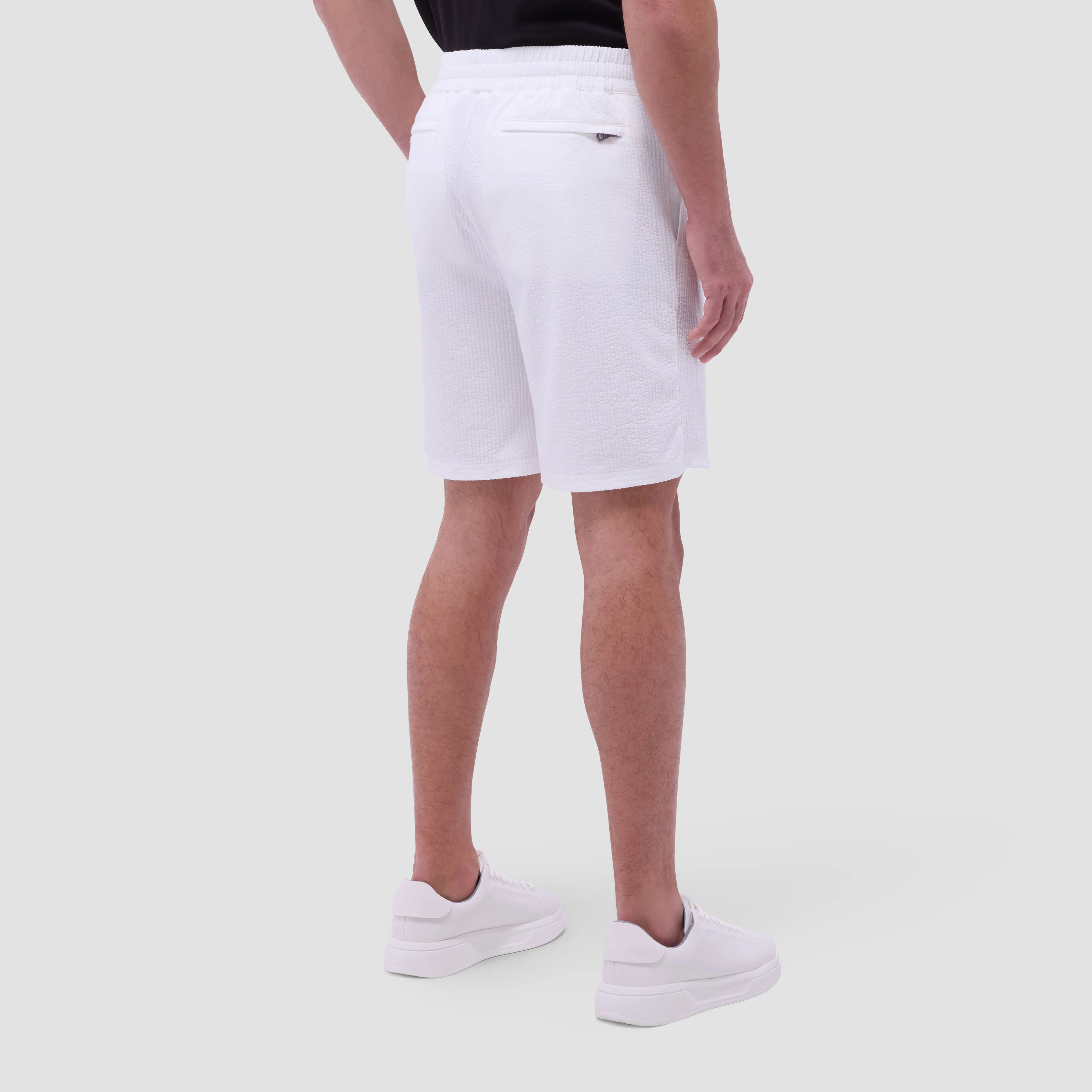 Seersucker Crinkled Shorts