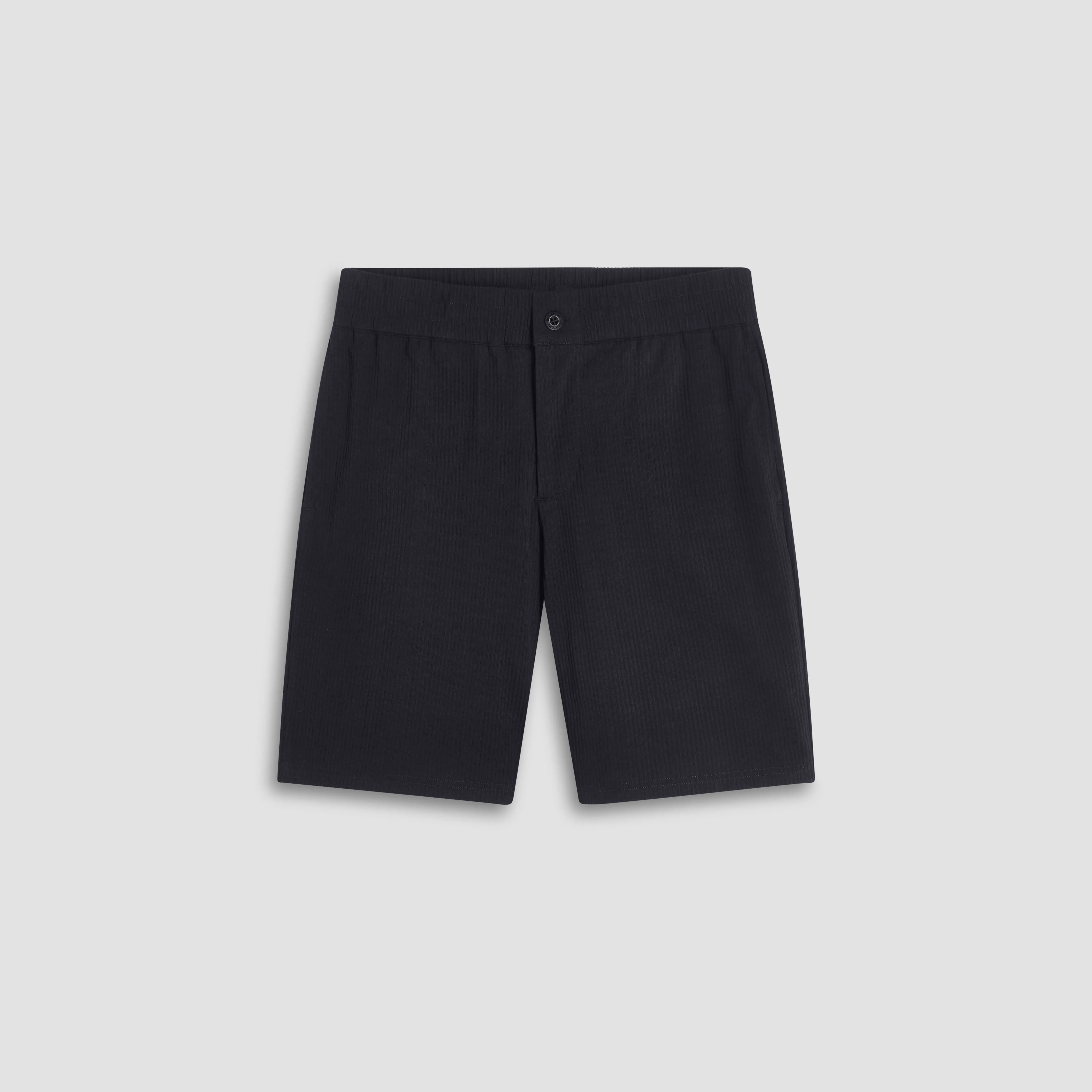 Seersucker Crinkled Shorts
