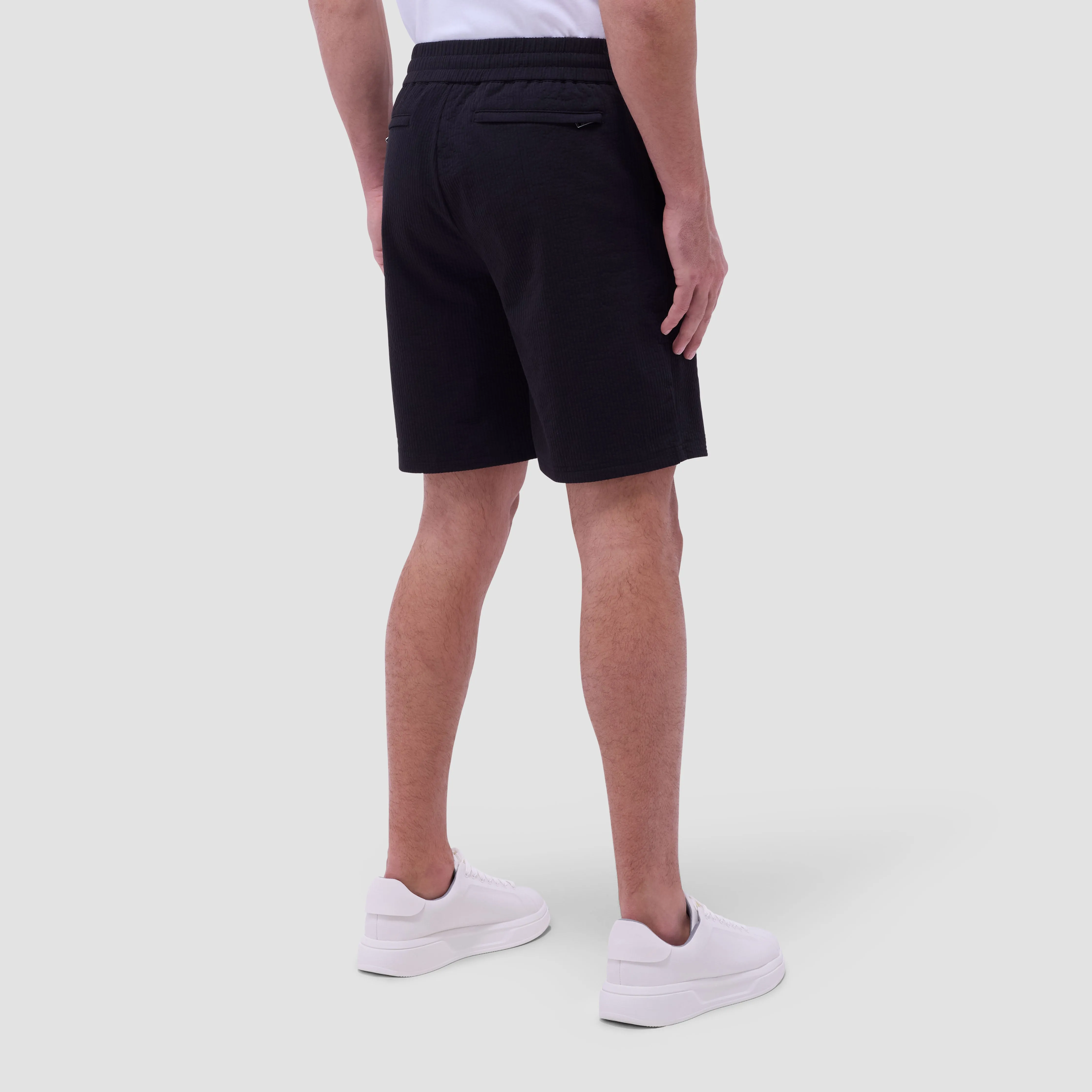 Seersucker Crinkled Shorts