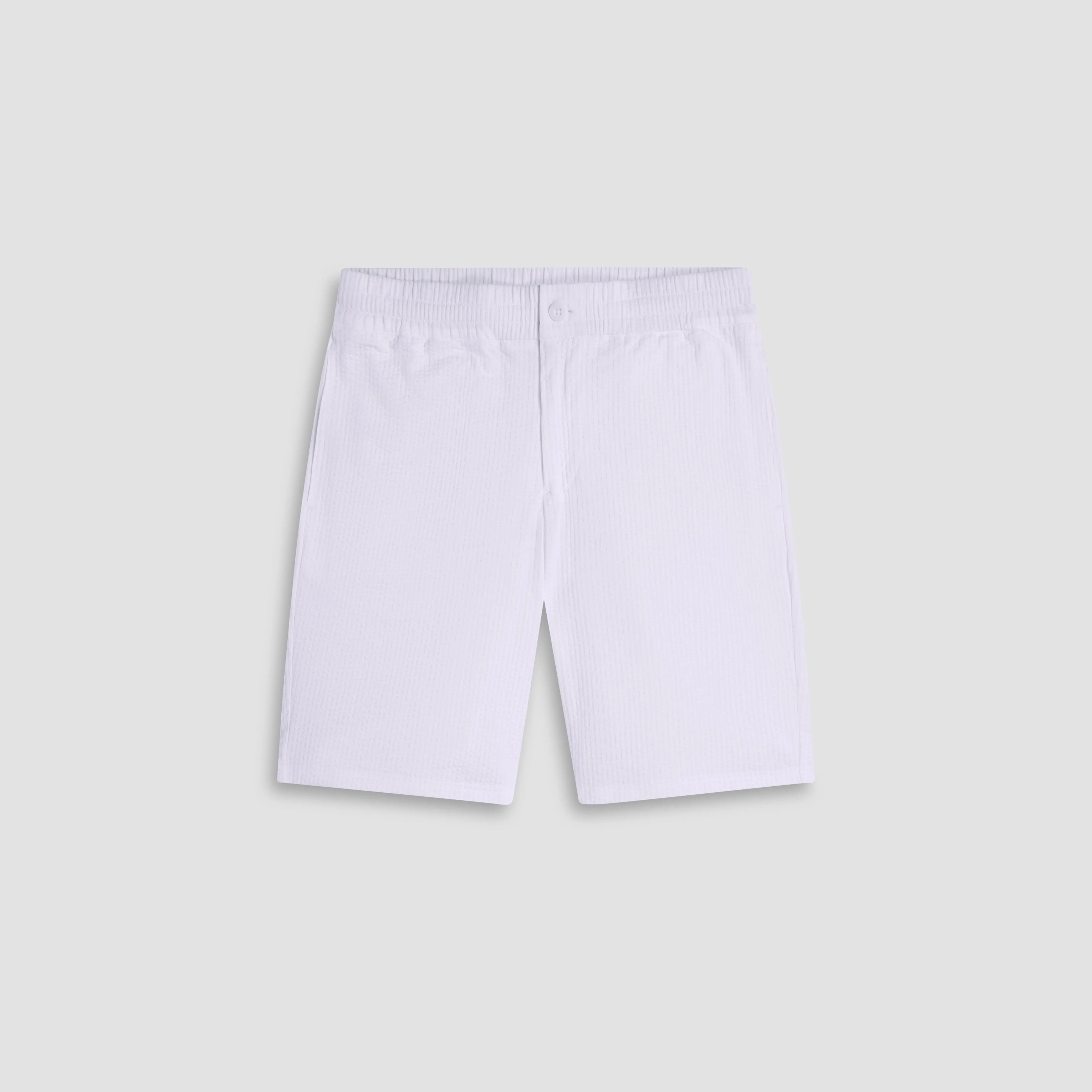 Seersucker Crinkled Shorts