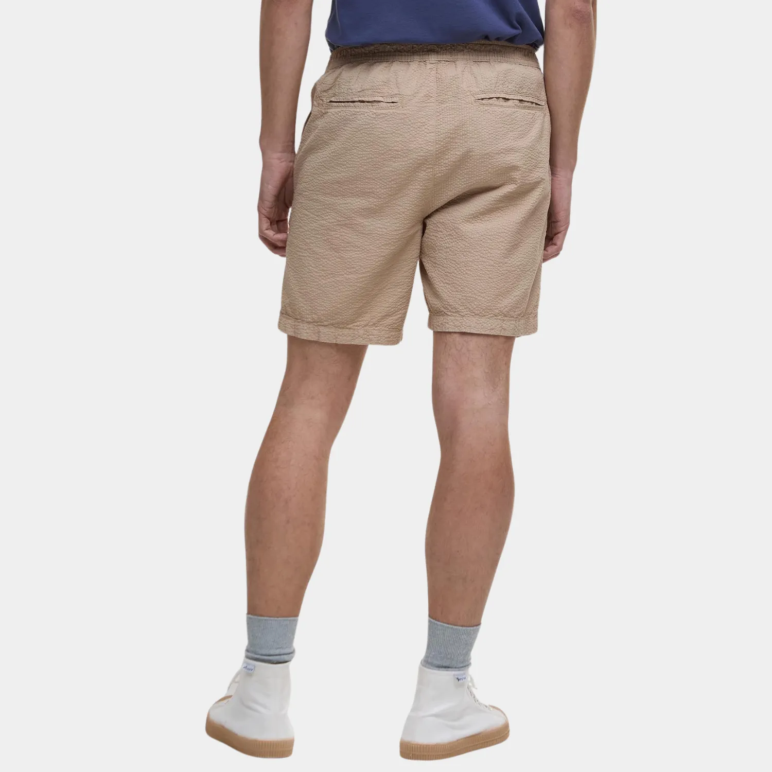Seersucker Relaxed Shorts