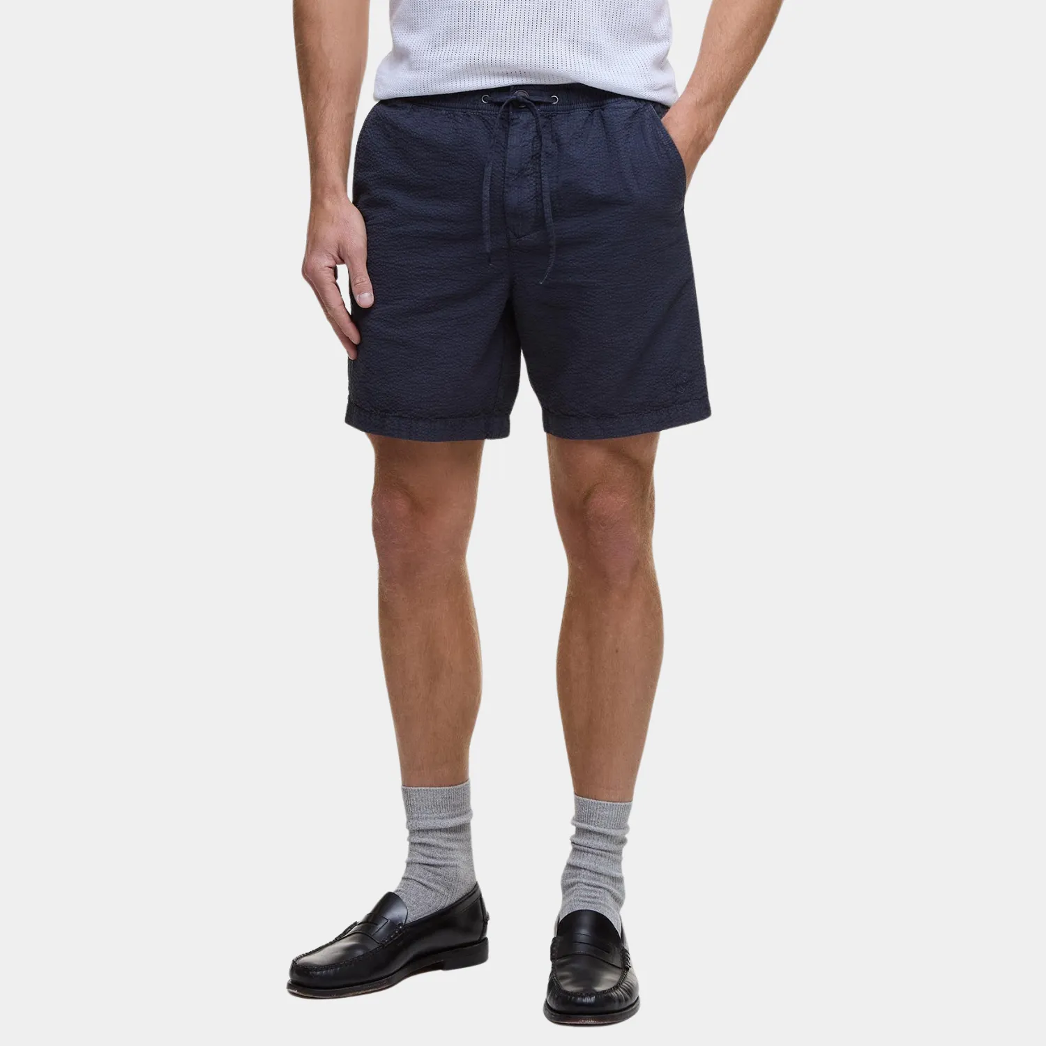Seersucker Relaxed Shorts