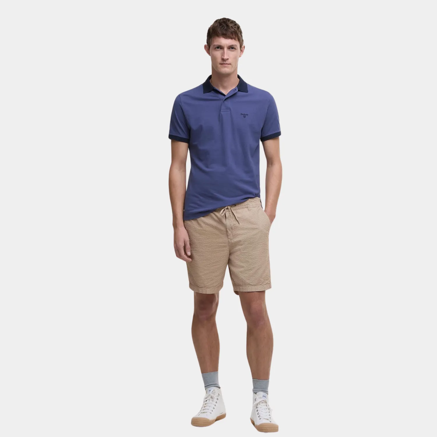Seersucker Relaxed Shorts