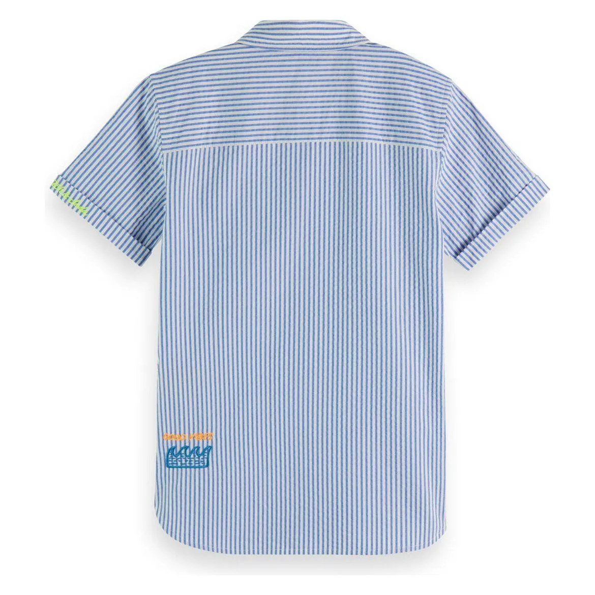 Seersucker Short Sleeved Shirt