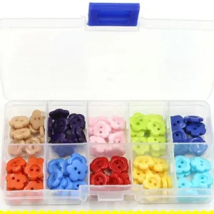 Set 10 Clothing Buttons Mixed Childrens Clothing Dress Plastic Resin Multicolour Baby Button