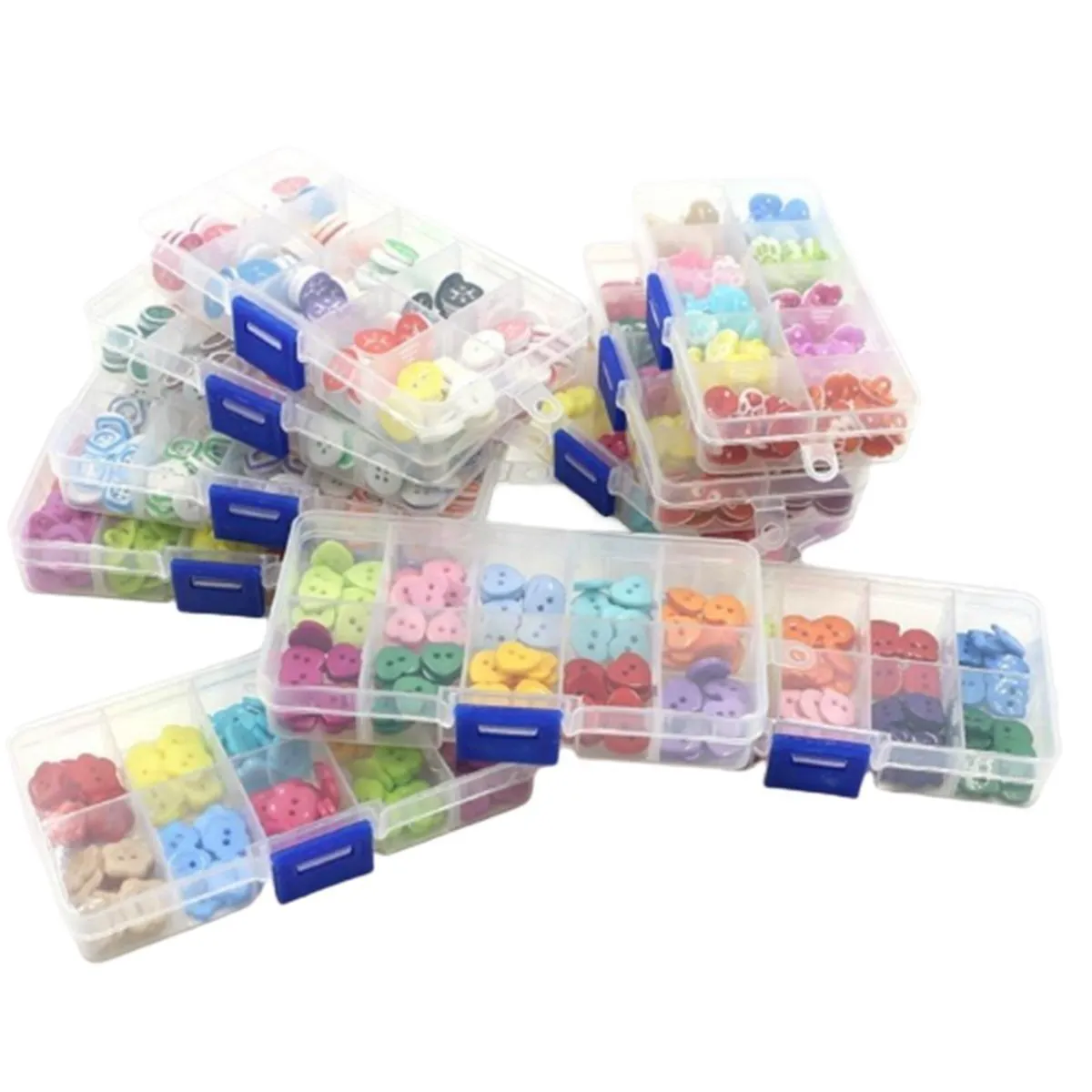 Set 9 Clothing Buttons Mixed Childrens Clothing Dress Plastic Resin Multicolour Baby Button