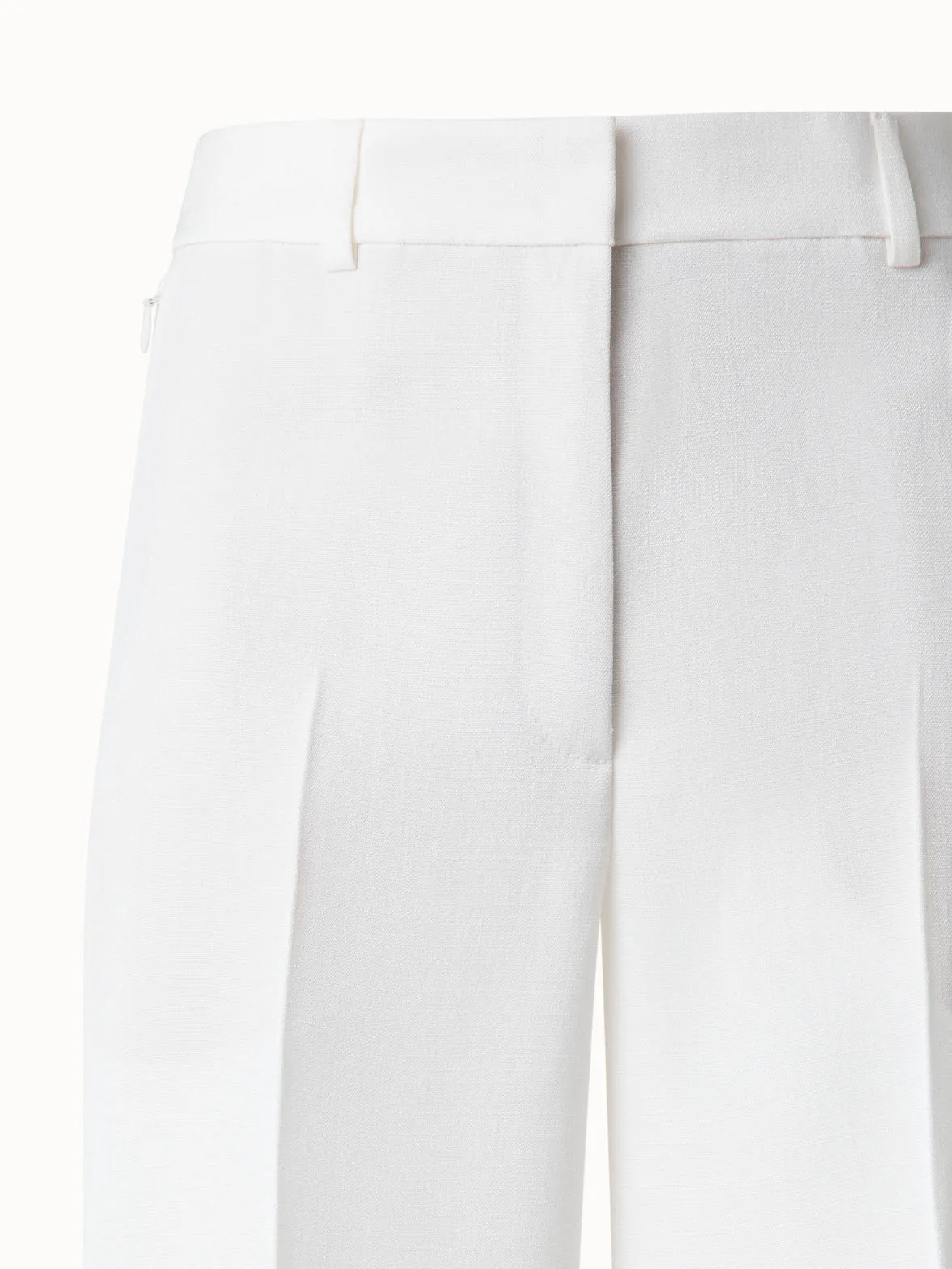 Shantung Silk City Bermuda Shorts