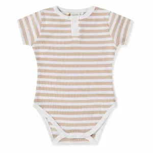 SHK SS Bodysuit - Pebble Stripe
