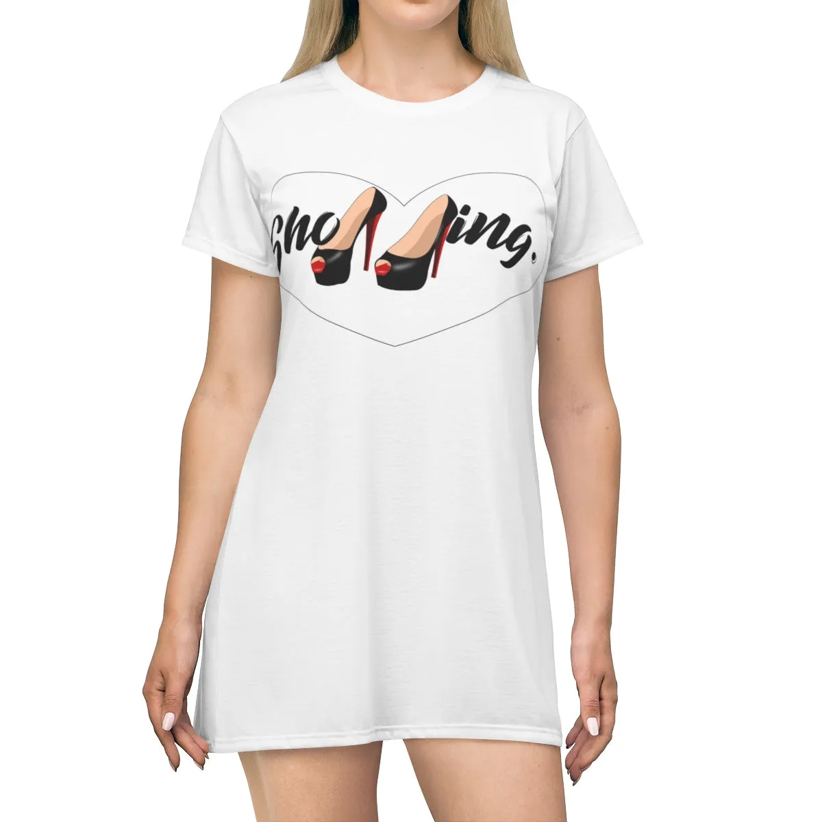 Shopping RedBottoms T-shirt Dress