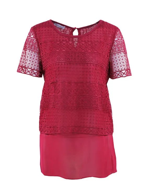 SHORT SLEEVE BLOUSE