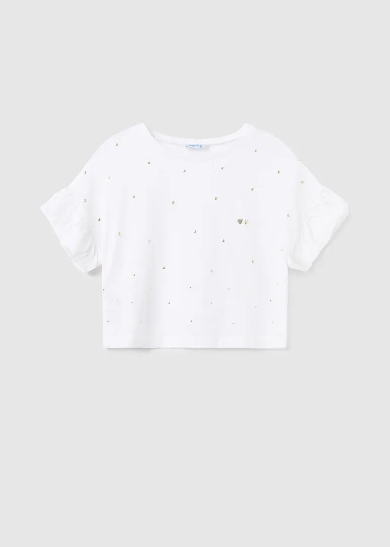 Short Sleeve T-Shirt with Gold Dots 6.045