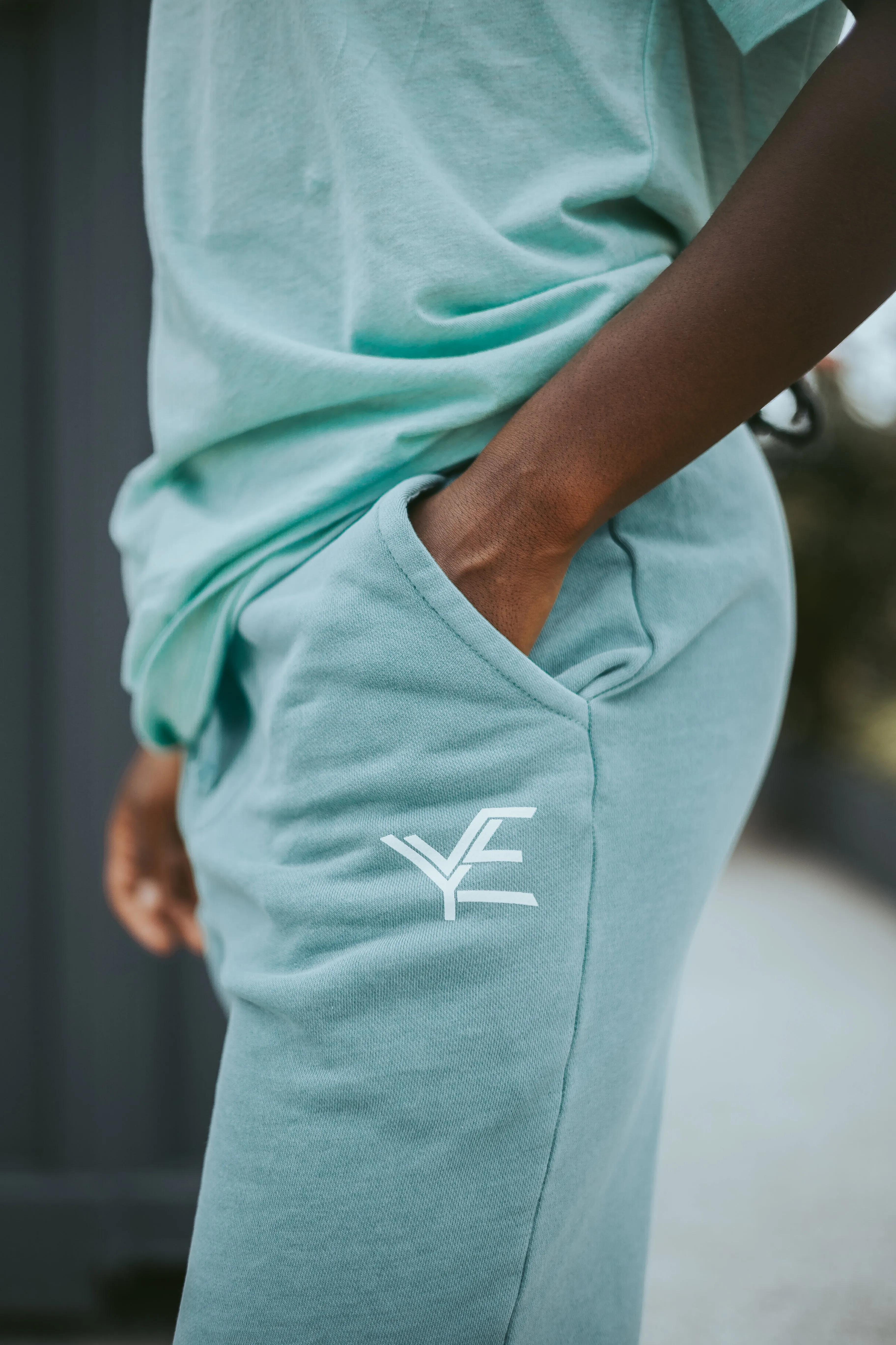 Signature Logo Jogger Shorts "Mullen Mint"