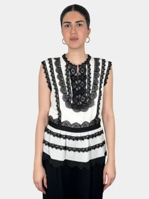Silk Lace Top