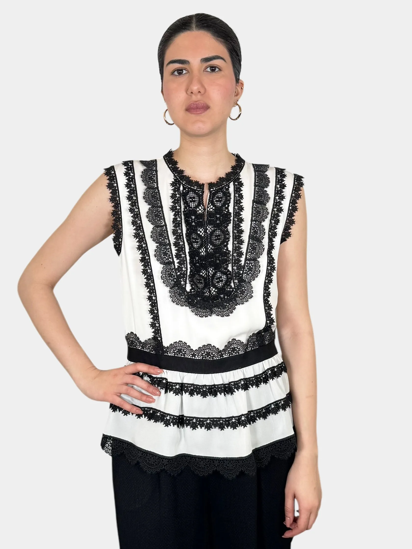 Silk Lace Top