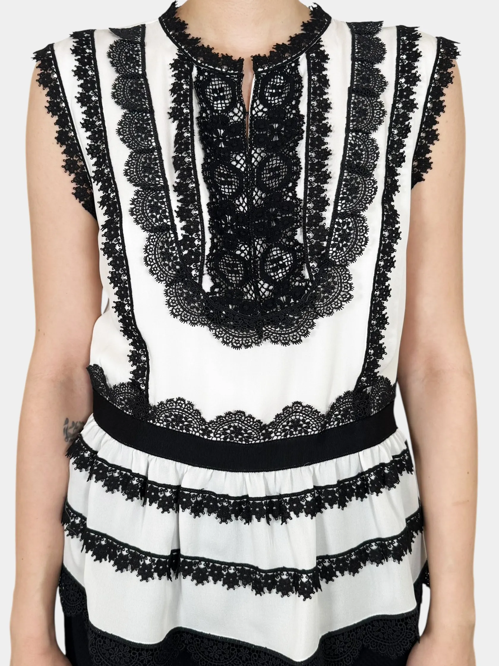 Silk Lace Top