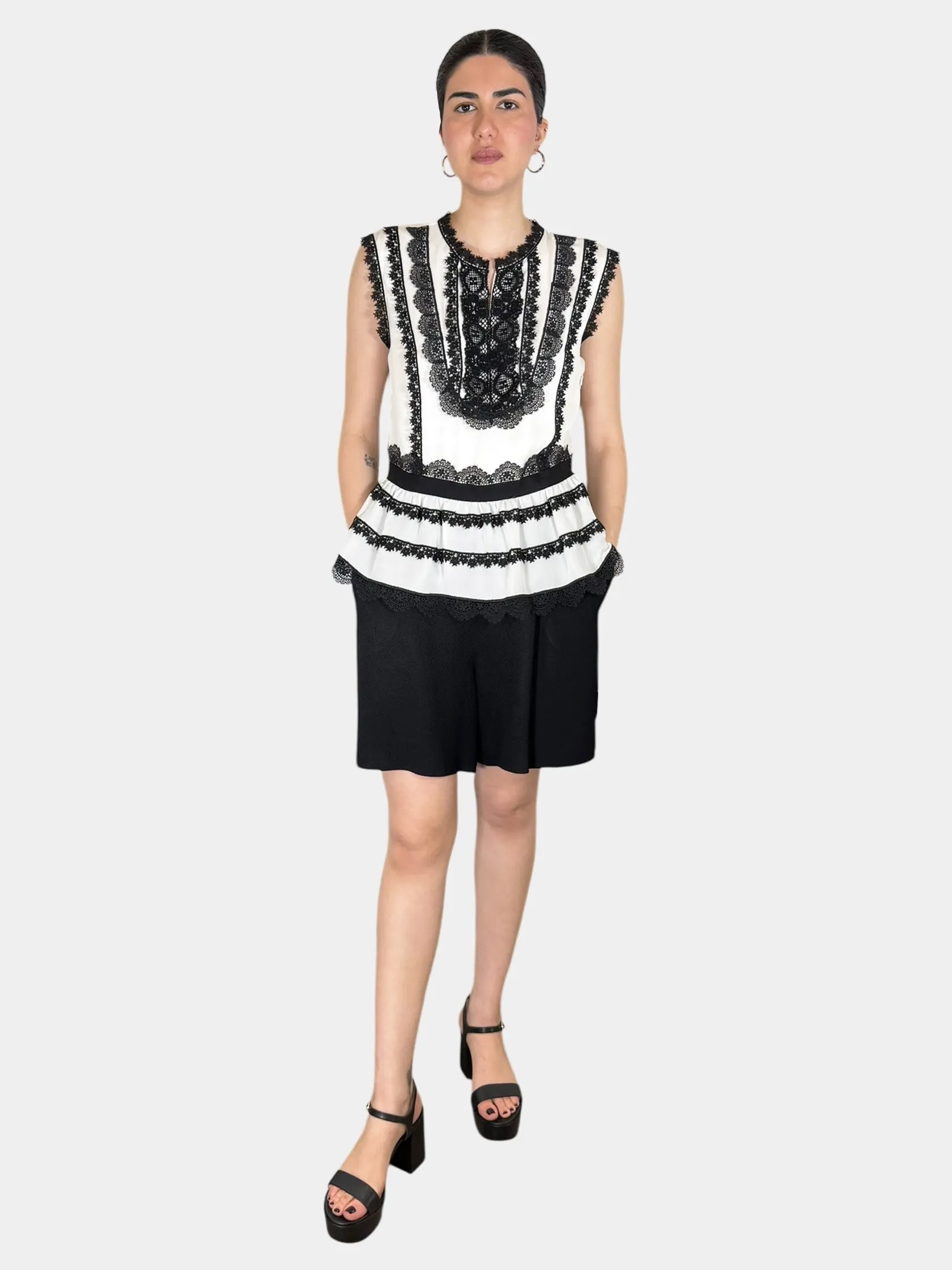 Silk Lace Top