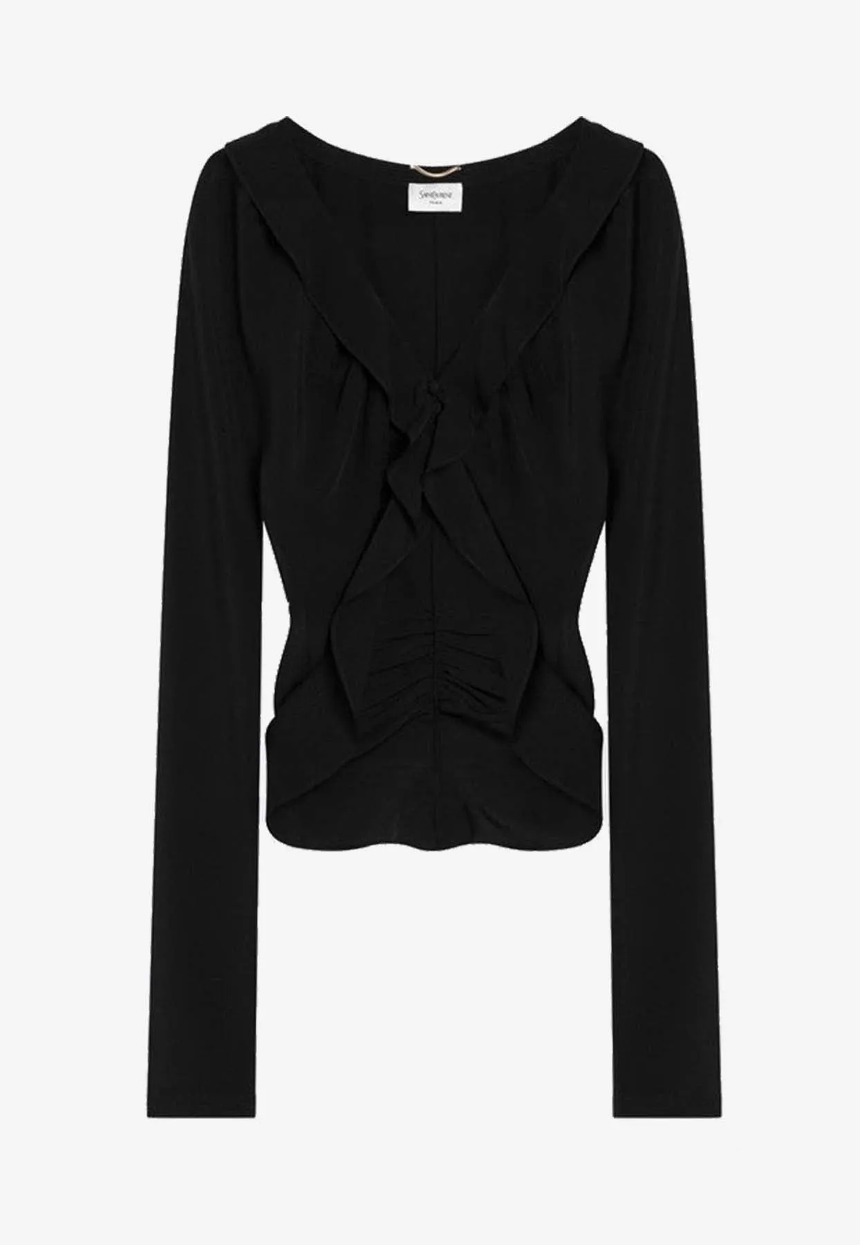 Silk Ruffled Blouse