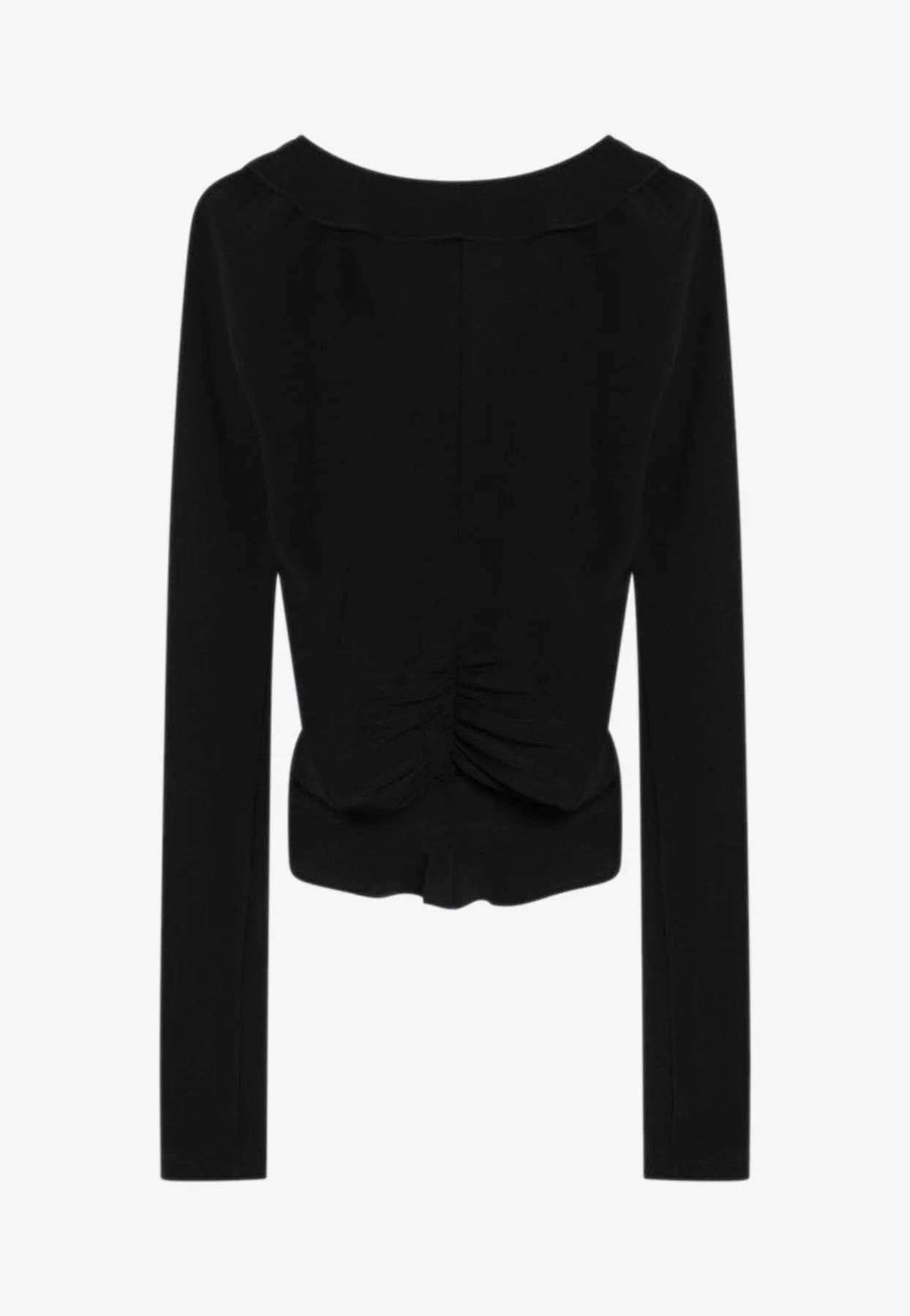 Silk Ruffled Blouse