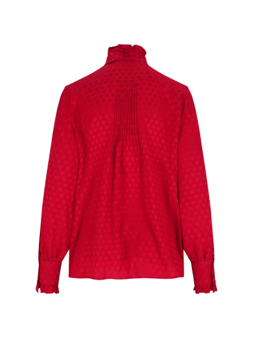 Silk Shirt – Red
