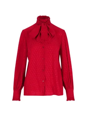 Silk Shirt – Red