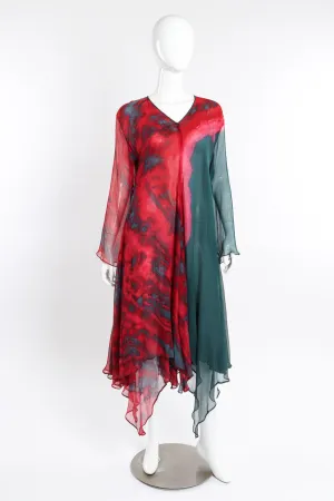 Silk Tie Dye Dress