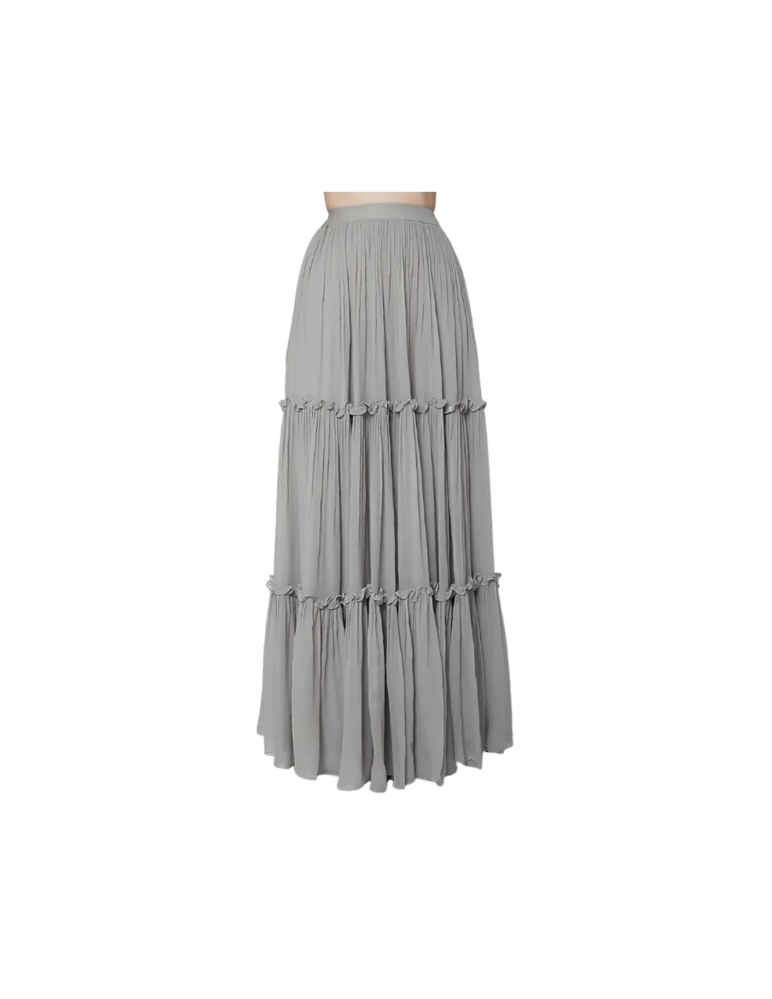 Silver Grey Embellished Lehenga