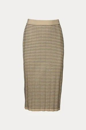 SING RIBBED KNIT SKIRT