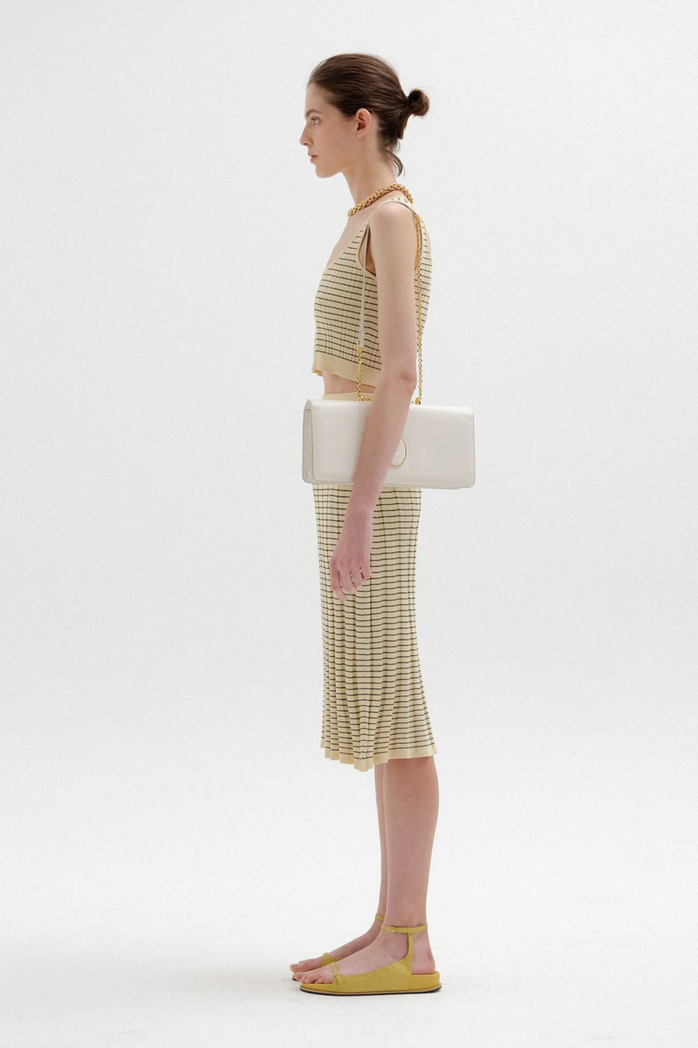 SING RIBBED KNIT SKIRT