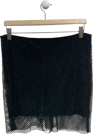SLA the label Black Romi Dimante Skirt UK M