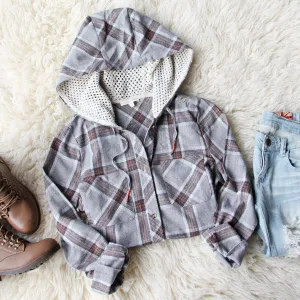 Snowy Falls Plaid Top