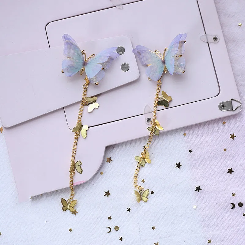 [@sonya_rudskaya] "SHEER TULLE BUTTERFLY" HAIR CLIP N092402