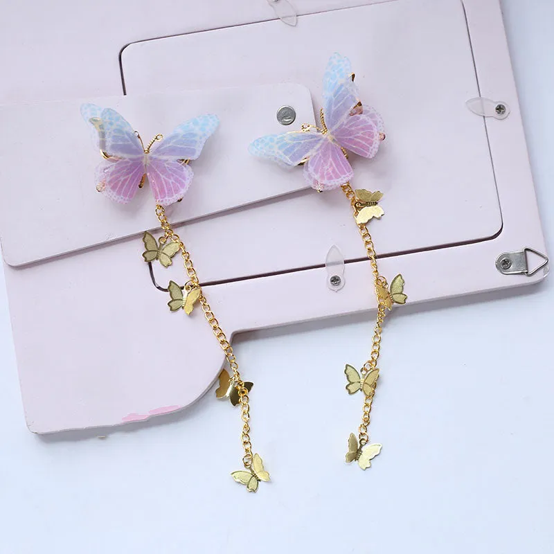 [@sonya_rudskaya] "SHEER TULLE BUTTERFLY" HAIR CLIP N092402