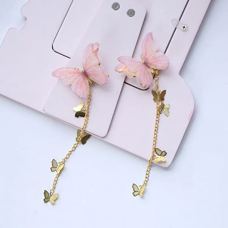 [@sonya_rudskaya] "SHEER TULLE BUTTERFLY" HAIR CLIP N092402