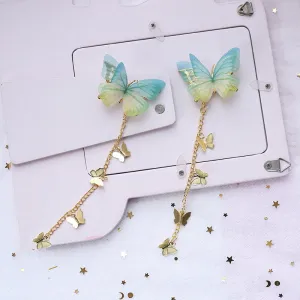 [@sonya_rudskaya] "SHEER TULLE BUTTERFLY" HAIR CLIP N092402
