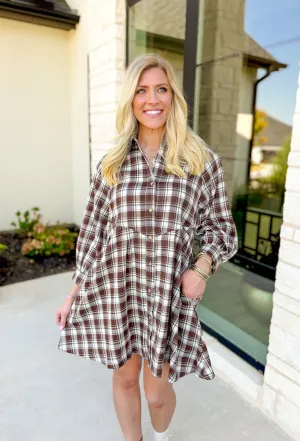 Southern Nights Plaid Dress