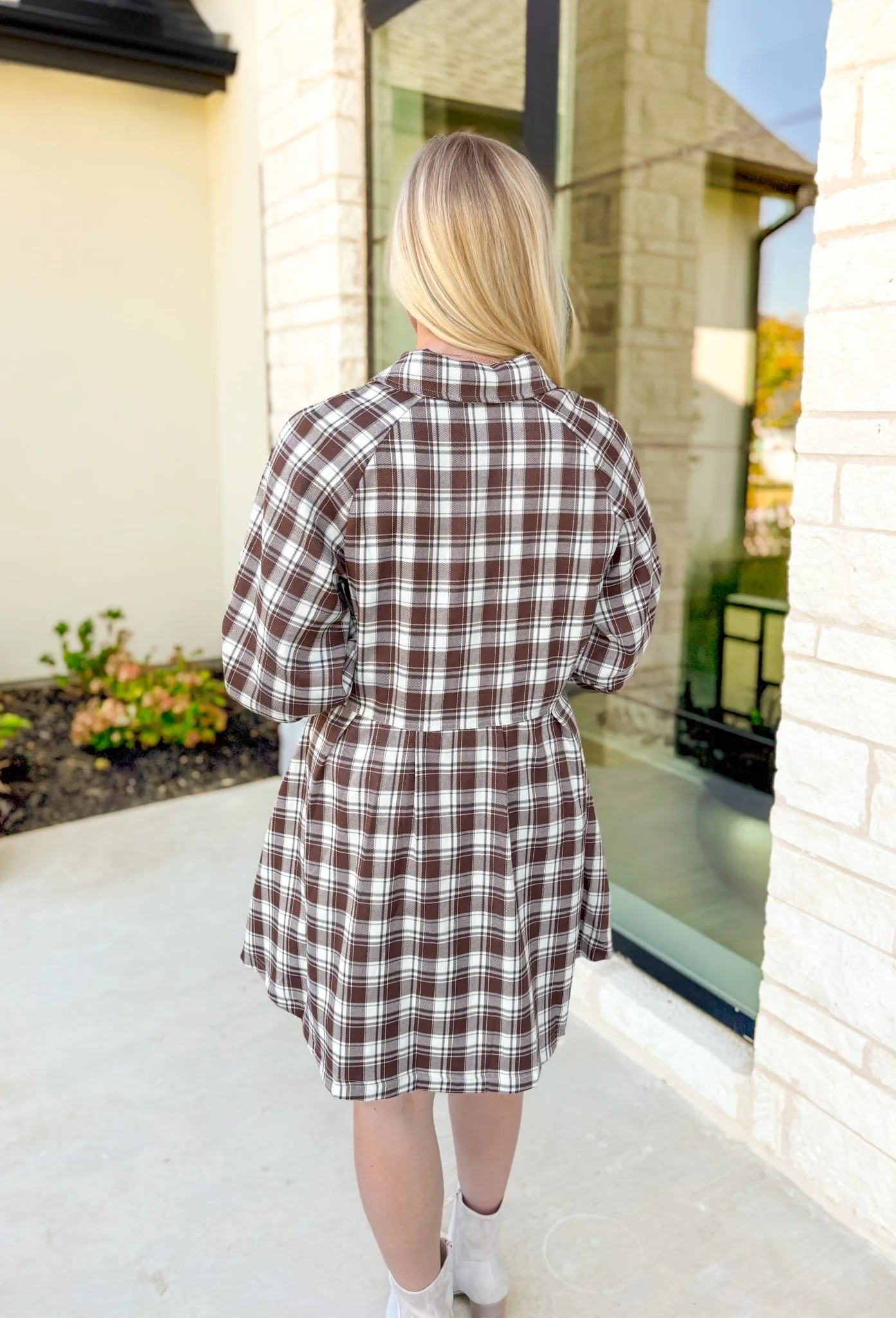 Southern Nights Plaid Dress