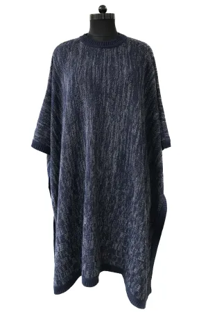 Space dyed Navy & Grey kimono