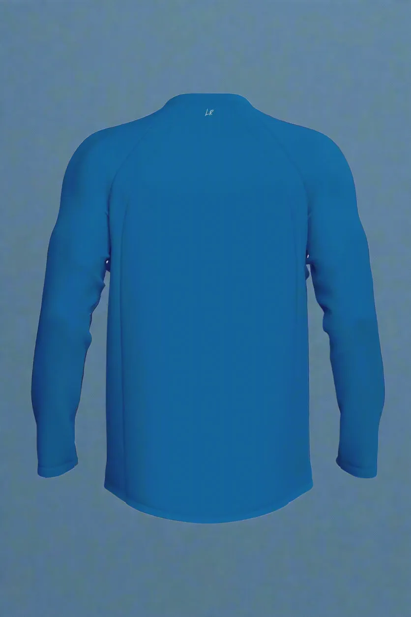 Special Edition Luke Rhodes Total War Ai1 “Best Yet” Long Sleeve - Indy Blue