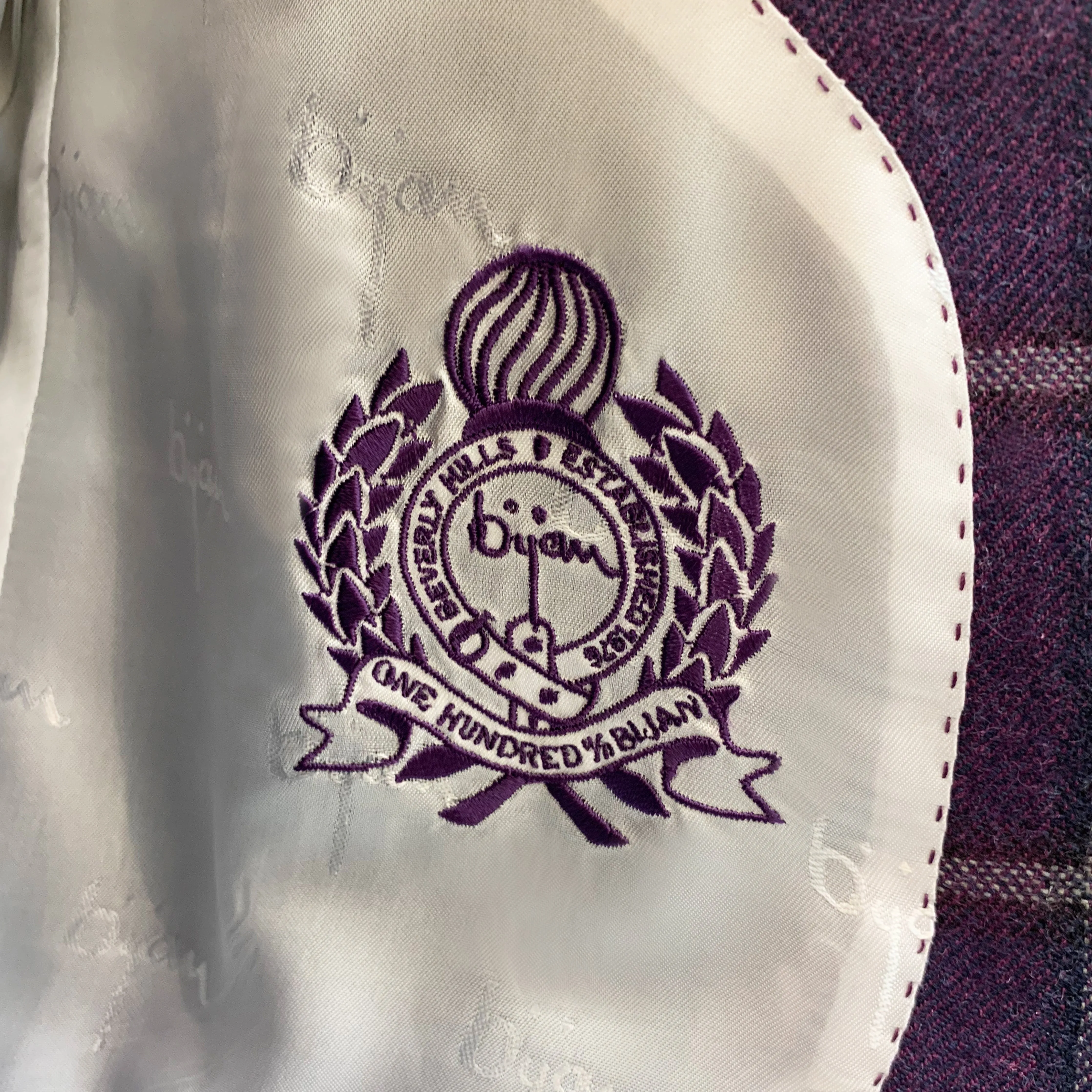 Special Order Purple Wool Jacket