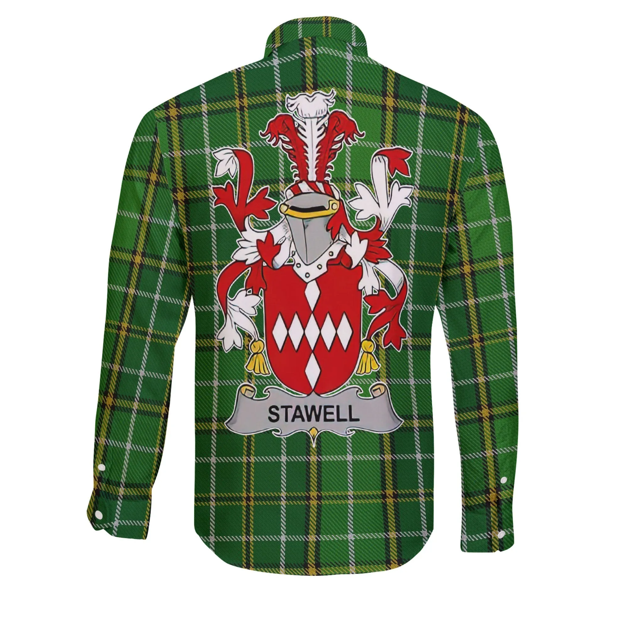 Stawell Long Sleeve Button Shirts Crest And National Plaid Style