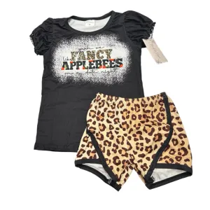 Stella Bean Girl's Black Shorts Set NWT Size 2T