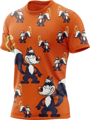 Stinky Skunk Rash Shirt Short Sleeve