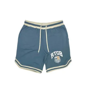 STREETWEAR CLOTHING LINE: RED TAG BRAND - BLUE ALUMNI LOGO SHORTS